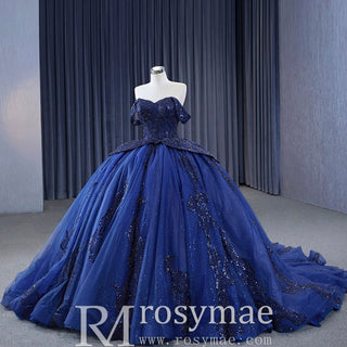 Gorgeous Ball Gown Off-the-shoulder Quinceanera Dress Evening Party Gown - Rosymae
