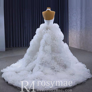 Gorgeous Ball Gown Ruffle Puffy Skirt Quinceanera Dress - Rosymae
