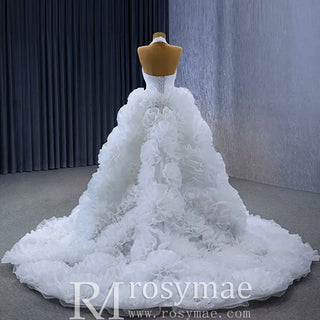 Gorgeous Ball Gown Ruffle Puffy Skirt Quinceanera Dress - Rosymae