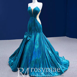 Gorgeous Beading Unique Prom Dress Formal Gown with Cape - Rosymae