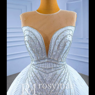 Gorgeous Mermaid Wedding Dress with Detachable Skirt - Rosymae