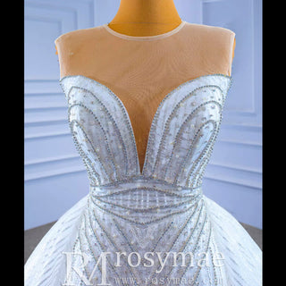 Gorgeous Mermaid Wedding Dress with Detachable Skirt - Rosymae