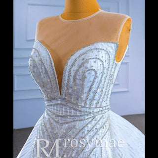 Gorgeous Mermaid Wedding Dress with Detachable Skirt - Rosymae