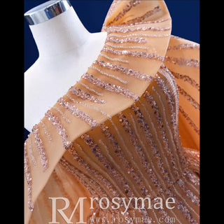 Graduation Dress Above Knee Midi Prom Gown with Ruffle - Rosymae