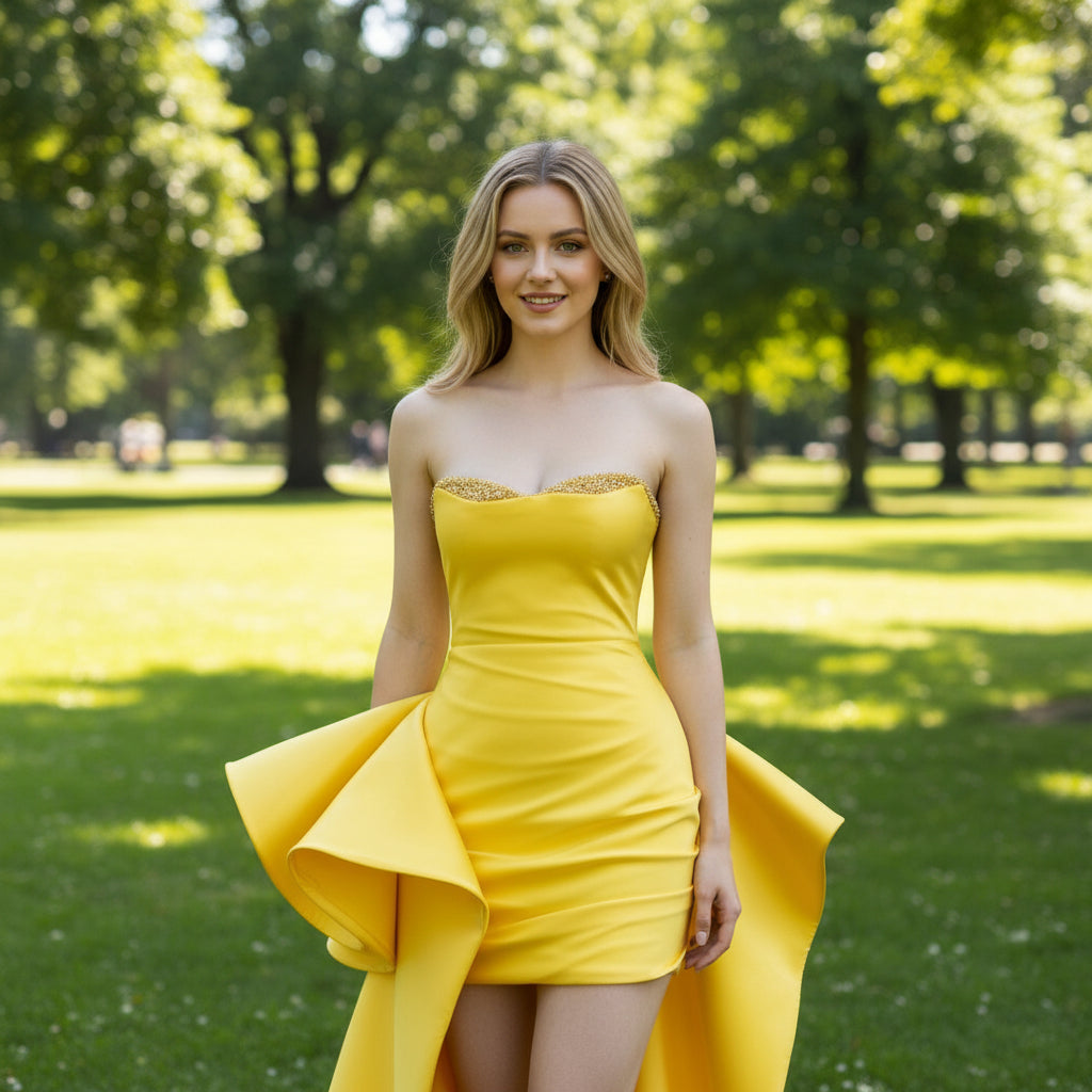Short Gold Women's Formal Dresses & Evening Gowns Rosymae Short Gold Women's Formal Dresses & Evening Gowns Rosymae