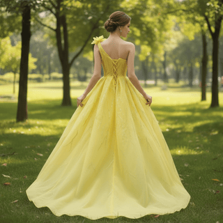 High-end Evening Dress Mermaid One-Shoulder Party Formal Prom Gown - Rosymae
