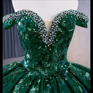 High-end Handmade Beading Rhinestone Prom Dress Formal Gown - Rosymae