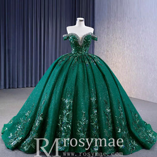 High-end Handmade Beading Rhinestone Prom Dress Formal Gown - Rosymae