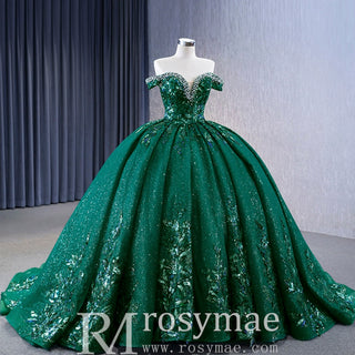 High-end Handmade Beading Rhinestone Prom Dress Formal Gown - Rosymae