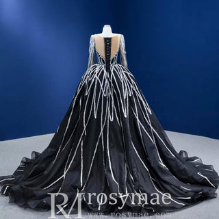 High-end Handmade Wedding Dress with Detachable Skirt - Rosymae