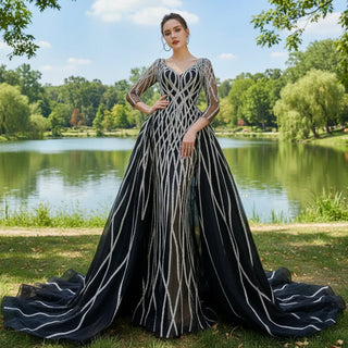 High-end Handmade Wedding Dress with Detachable Skirt - Rosymae