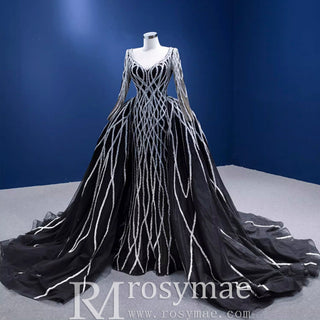 High-end Handmade Wedding Dress with Detachable Skirt - Rosymae