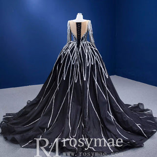 High-end Handmade Wedding Dress with Detachable Skirt - Rosymae