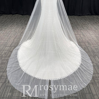 Lace Mermaid Wedding Dress with A High Neck and Keyhole Back