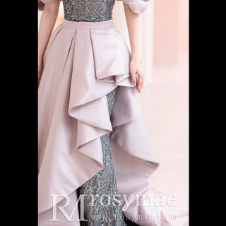 Detachable Skirt Prom Dresses with Sweetheart Neckline