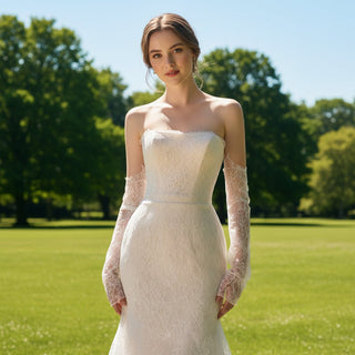 Lightweight Beach Mermaid Lace Bridal Wedding Dresses - Rosymae