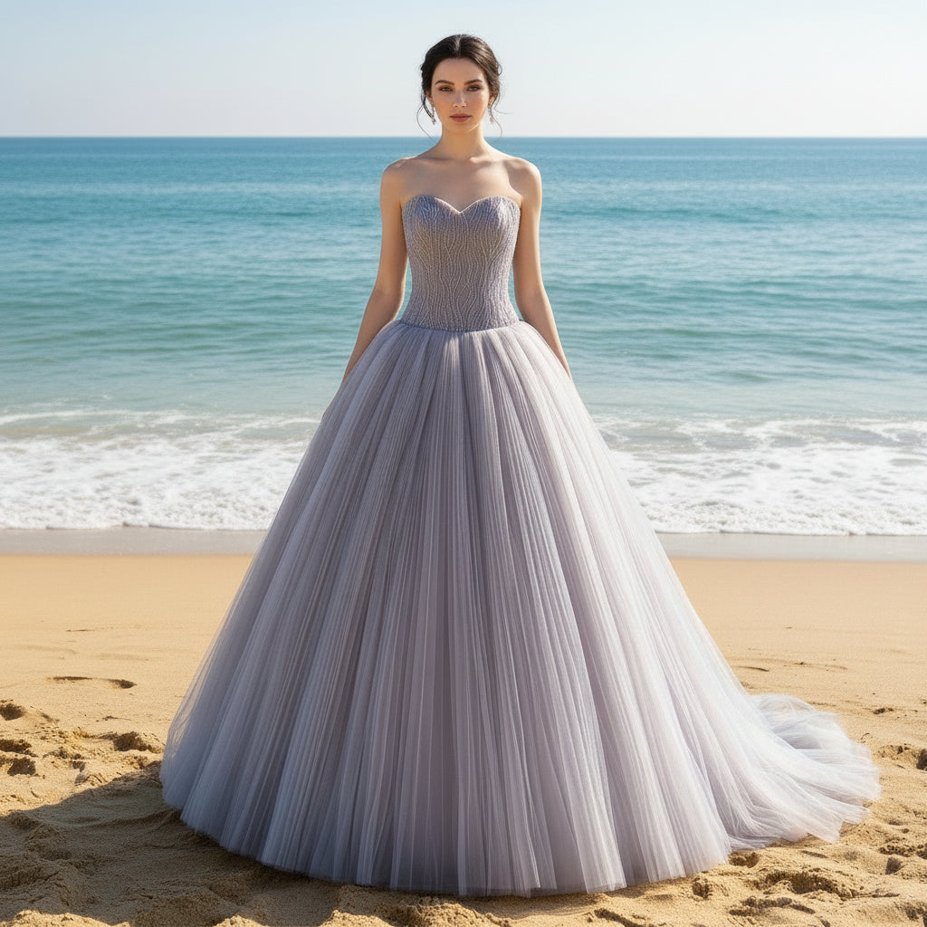Strapless Lilac Dress for Prom & Formal with Sweetheart Neckline Rosymae Strapless Lilac Dress for Prom & Formal with Sweetheart Neckline Rosymae