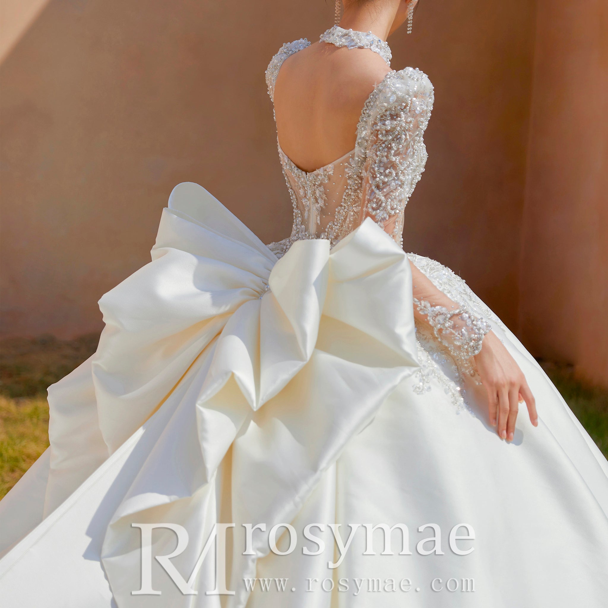 Luxurious Princess Ball Gown Wedding Dress with Long Train Luxurious Princess Ball Gown Wedding Dress with Long Train
