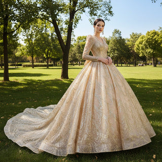 huge wedding dresses Modern Laser-cut Big Floral Lace Sheer Dress and an enchanting illusion back Bridal Shops in New Jersey