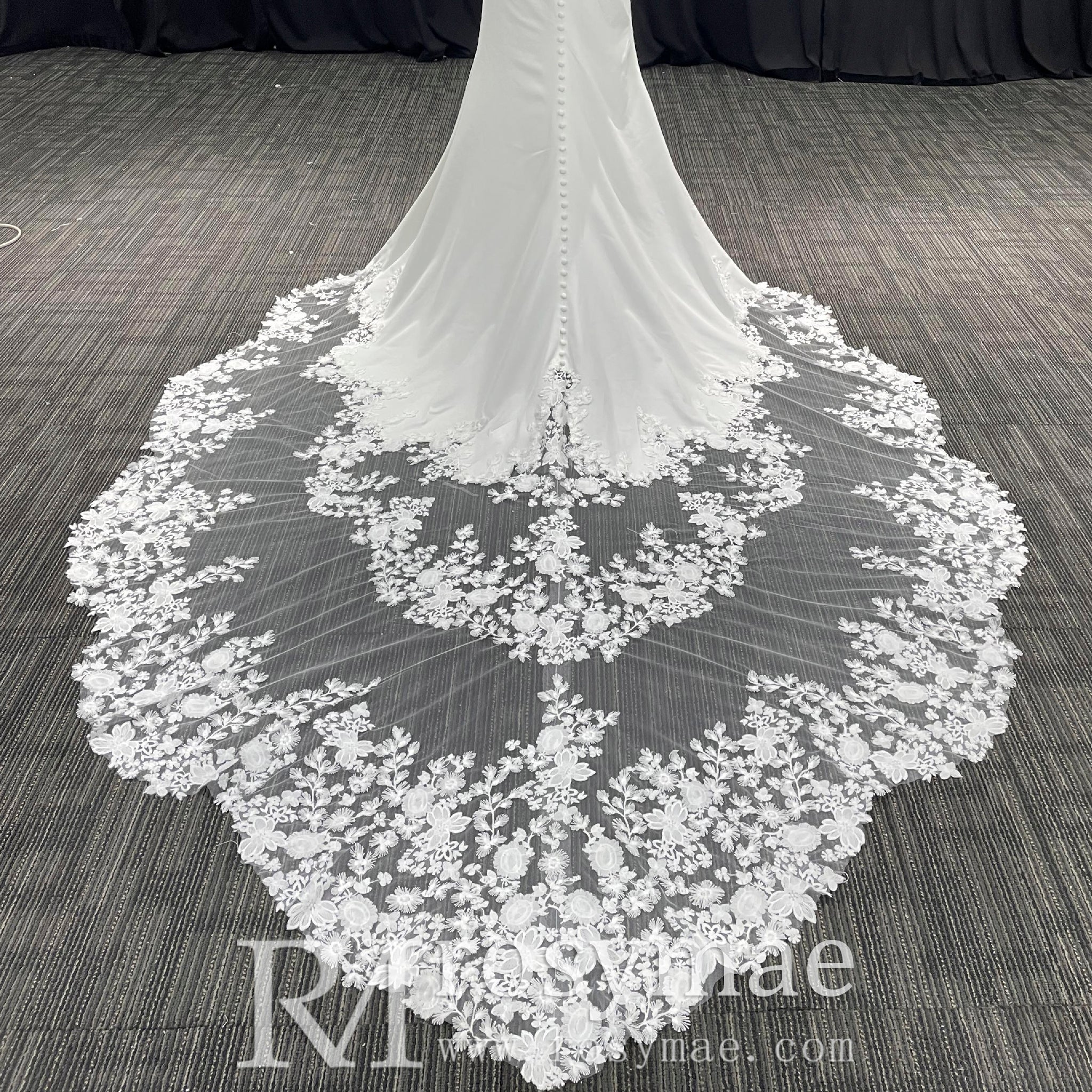 inexpensive mermaid wedding dresses Affordable Mermaid Spaghetti Straps Wedding Dress with Off Shoulder White / 6