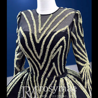 Mermaid Muslim Formal Dress Elegant Party Dress With 2 In 1 Long Sleeve - Rosymae