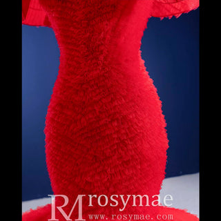 Mermaid Princess Tiers Prom Dress Luxury Custom Evening Gowns - Rosymae