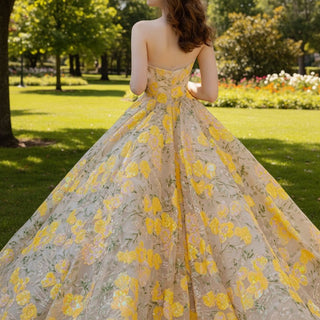 Mix Colored Puffy Quinceanera Dresses with Sweetheart Neck - Rosymae