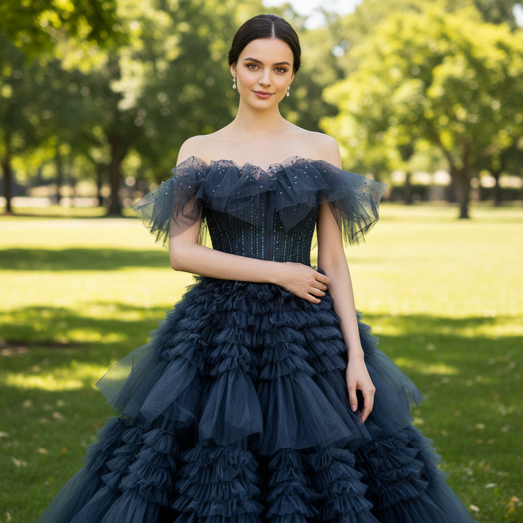 Sky Blue Quinceanera Dress Elegant Ball Gown Evening Party Dresses Custom Colors / 18 Sky Blue Quinceanera Dress Elegant Ball Gown Evening Party Dresses Custom Colors / 18