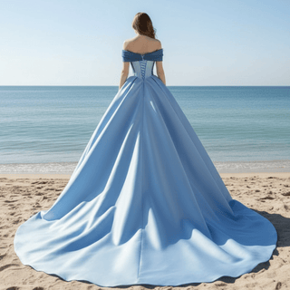 Off Shoulder Ballgown Quinceanera Formal Dresses & Evening Gowns - Rosymae