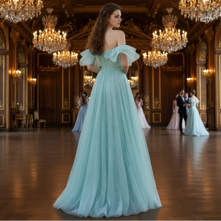 Gorgeous Teal Party Dress Women's Wedding Guest Dresses