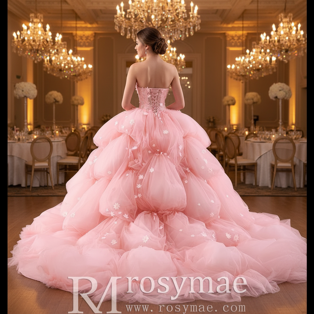 Puffy Skirt Ball Gown Pink Quinceanera Dress for Special Occasion Rosymae Puffy Skirt Ball Gown Pink Quinceanera Dress for Special Occasion Rosymae