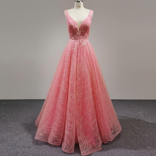 Pink Tulle Prom Dress