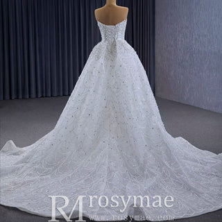 Popular Design 2 in 1 Mermaid Wedding Dress with Detachable Train - Rosymae