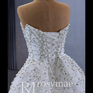 Popular Design 2 in 1 Mermaid Wedding Dress with Detachable Train - Rosymae