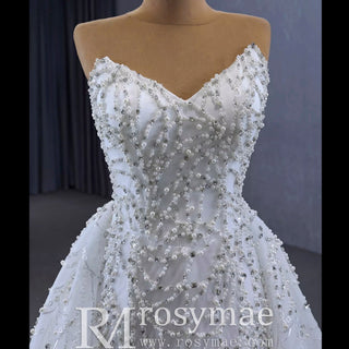 Popular Design 2 in 1 Mermaid Wedding Dress with Detachable Train - Rosymae