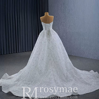Popular Design 2 in 1 Mermaid Wedding Dress with Detachable Train - Rosymae