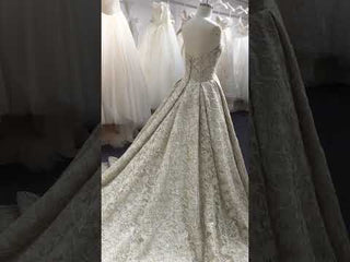 Luxury Sparkly Ball Gown Wedding Dresses for Elegant Brides