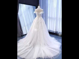 Off the Shoulder Sheath Ruched Wedding Dress with Overskirt