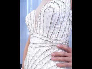 Gorgeous Mermaid Wedding Dress with Detachable Skirt