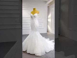 The Beaded Mermaid Pageant Gown