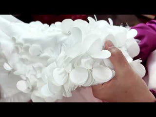 Luxury Satin Mermaid Wedding Dress with Detachable Sleeves