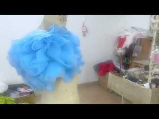 Mermaid See Through Ruffle Short Sleeves Sweep Train Prom Formal Dresses