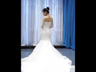 The Beaded Mermaid Pageant Gown