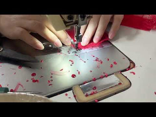 Red Fairytale Princess Sparkly Quinceanera Dress with Long Bowknot