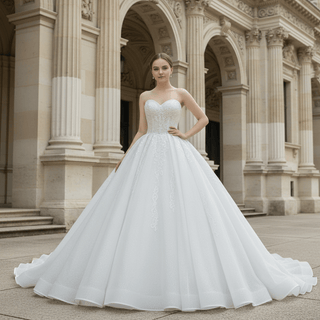 Princess Ball Gown Wedding Dress Sweetheart Bridal Gown - Rosymae