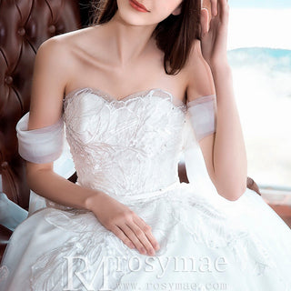 Princess Sweetheart Ball Gown Wedding Dress - Rosymae