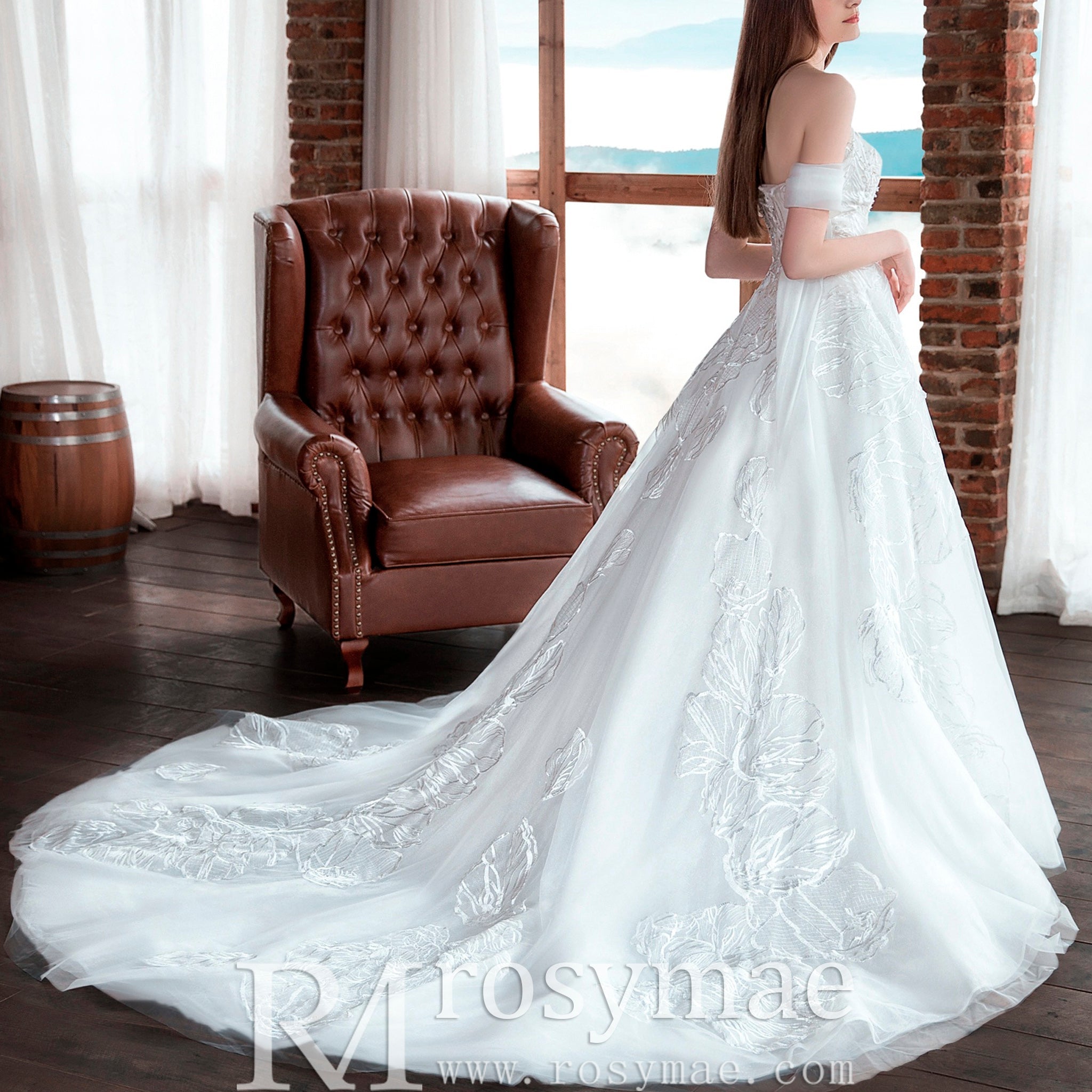 Princess Sweetheart Ball Gown Wedding Dress - Rosymae