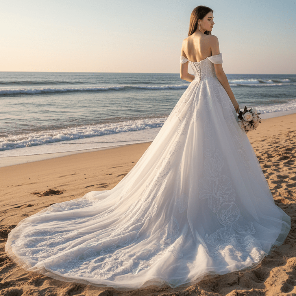 Princess Sweetheart Ball Gown Wedding Dress - Rosymae