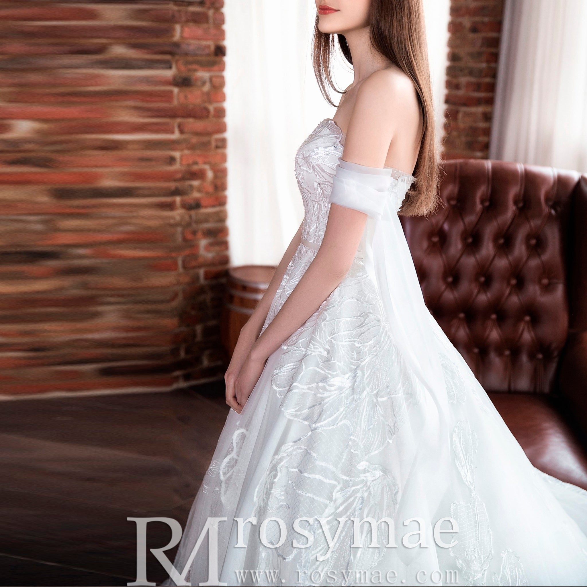 Princess Sweetheart Ball Gown Wedding Dress - Rosymae