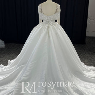 Puffy Wedding Dresses & Big Poofy Gowns with Off the Shoulder - Rosymae